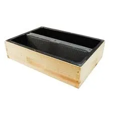 High-capacity top feeder sitting on top of a beehive